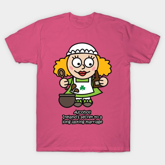 Irish Leprechaun Female T-Shirt by nei1b